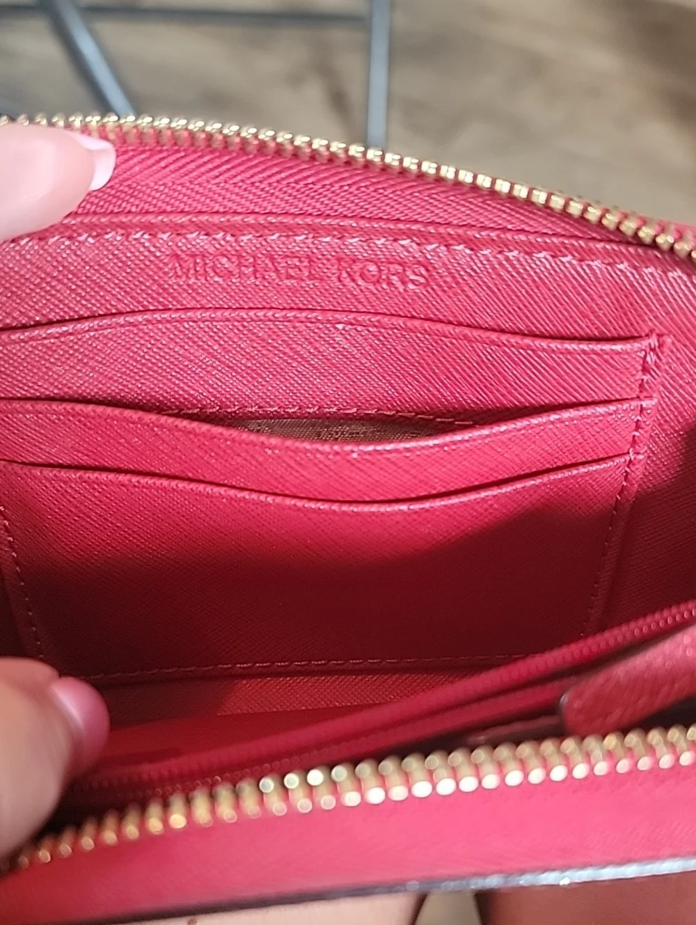 Michael Kors saffiano leather